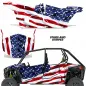 Preview: Stars & Stripes für Polaris RZR 900S/1000S 4 Türer 15-20