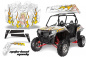 Preview: Motorhead-Mandy Weiß für Polaris RZR 900XP 11-14