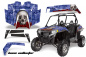 Preview: Bone Collector Blau für Polaris RZR 900XP 11-14