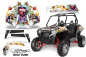Preview: Ed-Hardy - LoveKills Weiß für Polaris RZR 900XP 11-14