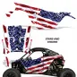 Preview: Stars and Stripes für Polaris RZR Pro R, Pro S & Pro XP 2 Türer 2025+