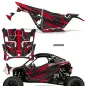 Preview: Zooted Background = Black, Design color = Red for Polaris RZR Pro R, Pro S & Pro XP 2 Door 2025+
