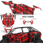 Preview: Metal Thunder Rot für Polaris RZR Pro XP 4 Türer 20-24