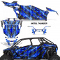 Preview: Metal Thunder Blau für Polaris RZR Pro XP 4 Türer 20-24