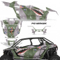 Preview: P40-Warhawk Grün für Polaris RZR Pro XP 4 Türer 20-24