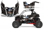 Preview: Mad-Hatter Hintergrund = Schwarz, Designfarbe = Weiß für Polaris RZR RS1