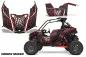 Preview: Widow Maker Background = Black, Design color = Red for Polaris RZR RS1