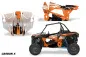 Preview: Carbon-X Orange für Polaris RZR Turbo 1000 2 Türer 19-23