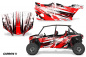 Preview: Carbon-X Rot für Polaris RZR XP EPS 1000 4 Türer 19-23
