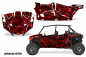 Preview: Apokalyptik Rot für Polaris RZR XP EPS 1000 4 Türer 19-23