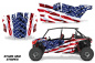 Preview: Stars and Stripes für Polaris RZR XP EPS 1000 4 Türer 19-23
