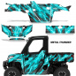 Preview: Metal Thunder Teal Blue für Polaris Ranger 1000 XP 18-24