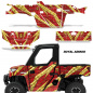 Preview: Royal Armor Hintergrund = Rot, Designfarbe = Gelb für Polaris Ranger 1000 XP 18-24