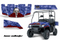 Preview: Bone Collector Blau für Polaris Ranger 500/700 XP 05-08