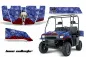 Preview: Bone Collector Blau für Polaris Ranger 500/700 XP 05-08