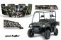 Preview: Mad-Hatter Hintergrund = Grün, Designfarbe = Silber für Polaris Ranger 500/700 XP 05-08