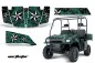 Preview: Northstar Hintergrund = Grün, Designfarbe = Weiß für Polaris Ranger 500/700 XP 05-08
