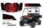 Preview: SilverStar - Reloaded Hintergrund = Schwarz, Designfarbe = Rot für Polaris Ranger 500/700 XP 05-08