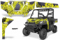 Preview: Swift Hintergrund = Schwarz, Designfarbe = Gelb für Polaris Ranger 1000XP/ Crew 2017