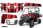 Preview: InLine Hintergrund = Schwarz, Designfarbe = Rot für Polaris Ranger XP 2009
