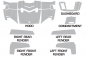 Preview: Schnittmuster für Polaris Ranger XP500-900D 10-14