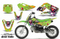 Preview: Ed-Hardy - Lovekills Grün mit Nummernfeldern für Suzuki DRZ 110 All Years