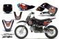 Preview: Ed-Hardy - Pirates Blau mit Nummernfeldern für Suzuki DRZ 110 All Years