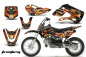 Preview: Firestorm Schwarz mit Nummernfeldern für Suzuki DRZ 110 All Years