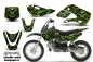 Preview: Skulls N Hammers Grün mit Nummernfeldern für Suzuki DRZ 110 All Years