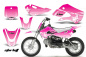 Preview: Starlett Pink mit Nummernfeldern für Suzuki DRZ 110 All Years