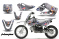 Preview: T-Bomber Silber mit Nummernfeldern für Suzuki DRZ 110 All Years