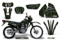 Preview: The One Grün mit Nummernfeldern für Suzuki DRZ 200 SE 1996-2009