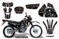 Preview: Reaper Schwarz mit Nummernfeldern für Suzuki DRZ 200 SE 1996-2009