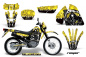 Preview: Reaper Gelb mit Nummernfeldern für Suzuki DRZ 200 SE 1996-2009