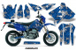 Preview: Camoplate Blau ohne Nummernfeldern für Suzuki DRZ 400 S/SM 2000-2023