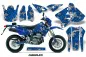 Preview: Camoplate Blau ohne Nummernfeldern für Suzuki DRZ 400 S/SM 2000-2023