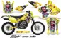 Preview: Ed-Hardy - Lovekills Gelb ohne Nummernfeldern für Suzuki DRZ 400 S/SM 2000-2023
