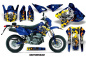Preview: Motorhead Blau ohne Nummernfeldern für Suzuki DRZ 400 S/SM 2000-2023