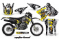 Preview: Motorhead Schwarz ohne Nummernfeldern für Suzuki DRZ 400 S/SM 2000-2023