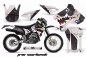 Preview: P40-Warhawk Schwarz ohne Nummernfeldern für Suzuki DRZ 400 S/SM 2000-2023