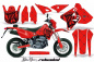 Preview: SilverStar-Reloaded Hintergrund = Rot, Designfarbe = Schwarz ohne Nummernfeldern für Suzuki DRZ 400 S/SM 2000-2023