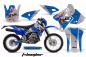 Preview: T-Bomber Blau ohne Nummernfeldern für Suzuki DRZ 400 S/SM 2000-2023