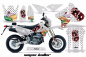 Preview: Vegas Baller Weiß ohne Nummernfeldern für Suzuki DRZ 400 S/SM 2000-2023