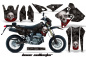 Preview: Bone Collector Schwarz mit Nummernfeldern für Suzuki DRZ 400 S/SM 2000-2023