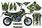 Preview: Dogfighter Grün mit Nummernfeldern für Suzuki DRZ 400 S/SM 2000-2023