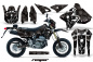 Preview: Reaper Schwarz mit Nummernfeldern für Suzuki DRZ 400 S/SM 2000-2023