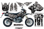 Preview: Reaper Silber mit Nummernfeldern für Suzuki DRZ 400 S/SM 2000-2023