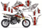Preview: Bullet Proof Rot mit Nummernfeldern für Suzuki DRZ 70 2008-2016