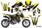 Preview: Attack Gelb mit Nummernfeldern für Suzuki DRZ 70 2008-2016