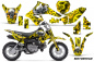 Preview: Motorhead Gelb mit Nummernfeldern für Suzuki DRZ 70 2008-2016